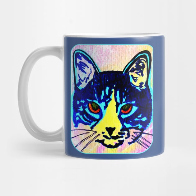 Pop Art Cat by Jan4insight TeeStore